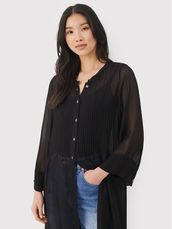 Part Two Part Two Srajčna obleka Oliva 30306964 Črna Regular Fit