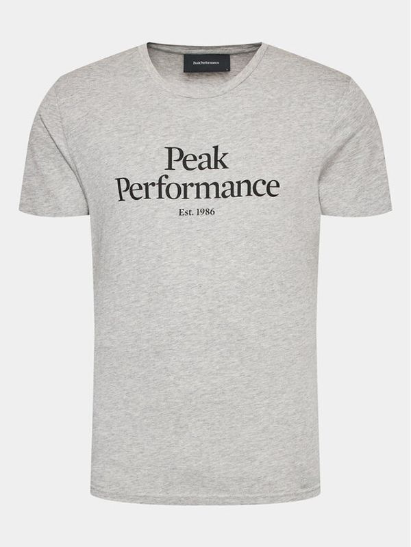 Peak Performance Peak Performance Majica Original G77692090 Siva Slim Fit