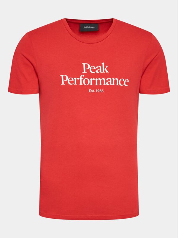 Peak Performance Peak Performance Majica Original G77692400 Rdeča Slim Fit
