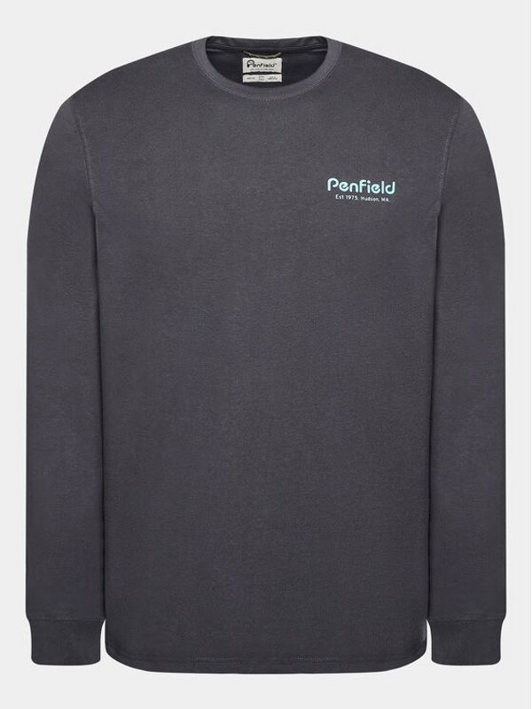 Penfield Penfield Majica z dolgimi rokavi PFD0282 Siva Regular Fit