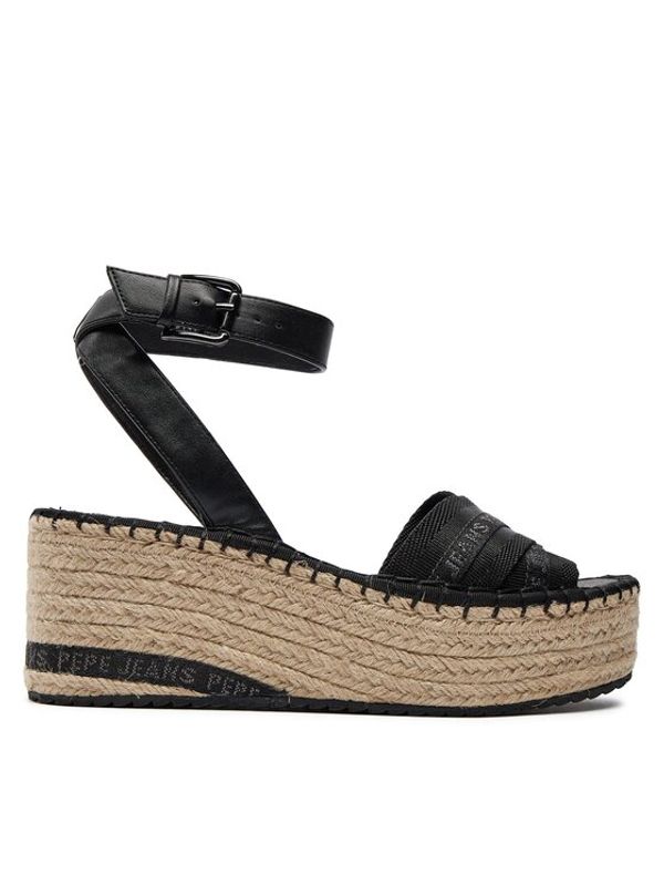 Pepe Jeans Pepe Jeans Espadrile Witney Cross PLS90669 Črna