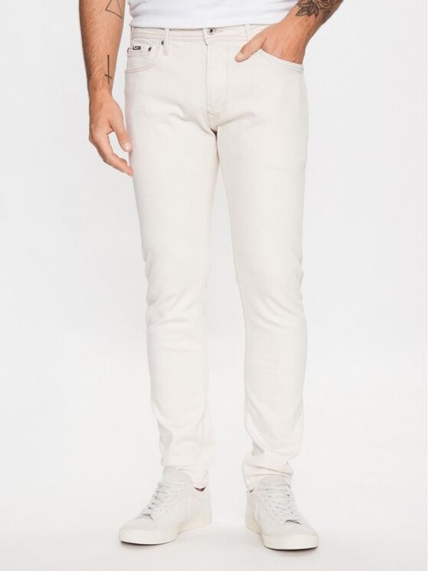 Pepe Jeans Pepe Jeans Jeans hlače Stanley PM20632 Bela Skinny Fit