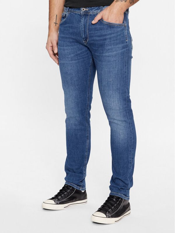 Pepe Jeans Pepe Jeans Jeans hlače Tapered PM207391HT52 Mornarsko modra Tapered Leg