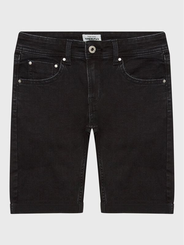 Pepe Jeans Pepe Jeans Jeans kratke hlače Becket Short PB800692XR0 Črna Slim Fit