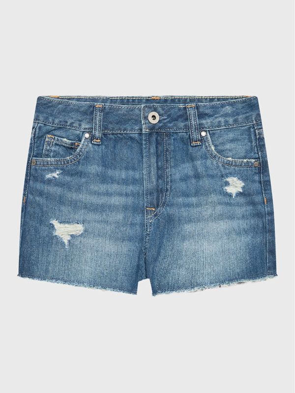 Pepe Jeans Pepe Jeans Jeans kratke hlače Patty Short PG800783MR1 Modra Regular Fit