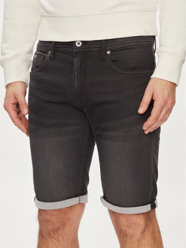 Pepe Jeans Pepe Jeans Jeans kratke hlače Slim Gymdigo Short PM801075XG7 Siva Slim Fit