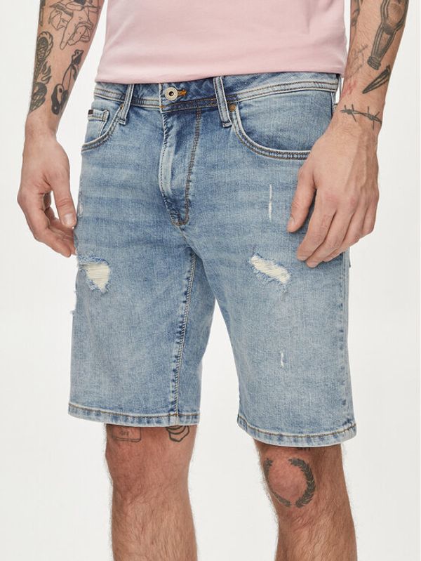 Pepe Jeans Pepe Jeans Jeans kratke hlače Taper Short PM801084RH2 Modra Regular Fit