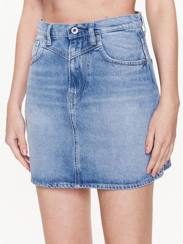 Pepe Jeans Pepe Jeans Jeans krilo Rachel Skirt PL900979PE9 Modra Regular Fit