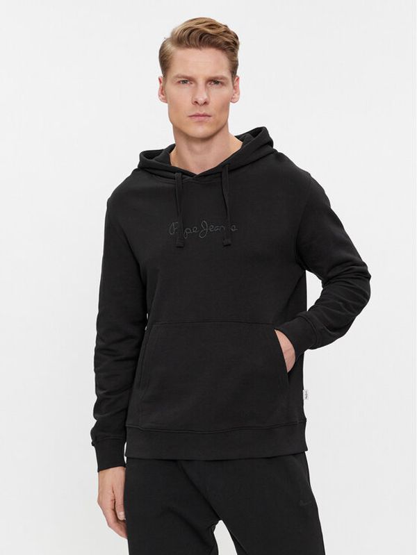 Pepe Jeans Pepe Jeans Jopa Joe Hoodie PM582573 Črna Regular Fit