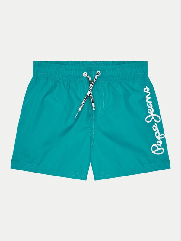 Pepe Jeans Pepe Jeans Kopalne hlače Logo Swimshort PBB10329 Modra Regular Fit