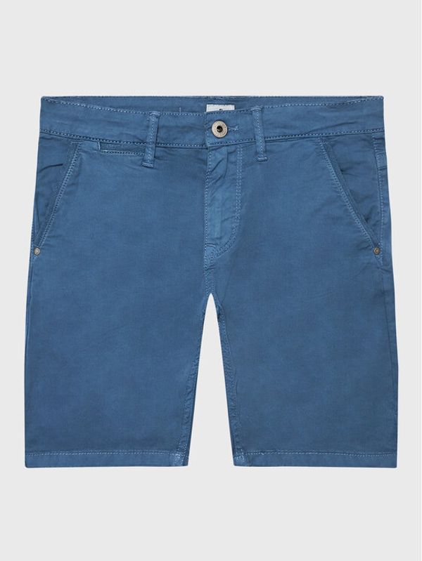Pepe Jeans Pepe Jeans Kratke hlače iz tkanine Blueburn Short PB800726C75 Modra Regular Fit