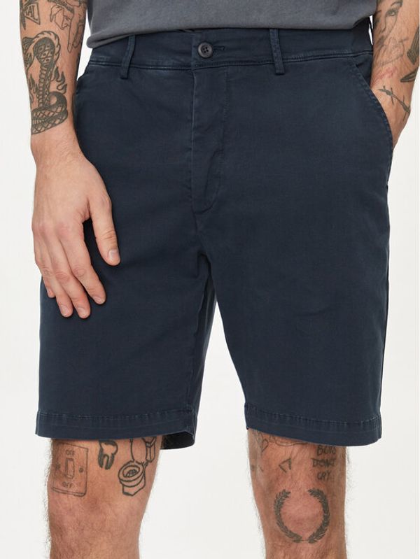 Pepe Jeans Pepe Jeans Kratke hlače iz tkanine Regular Chino Short PM801092 Mornarsko modra Regular Fit