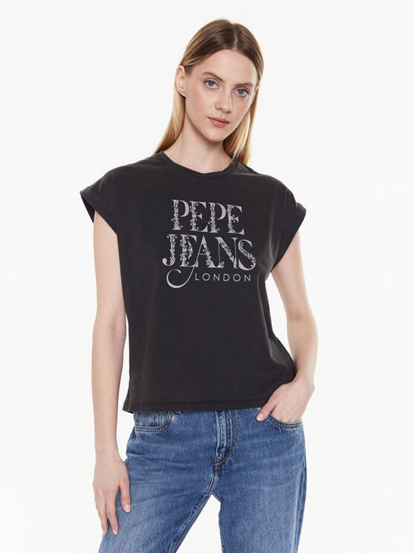 Pepe Jeans Pepe Jeans Majica Linda PL505385 Siva Boxy Fit