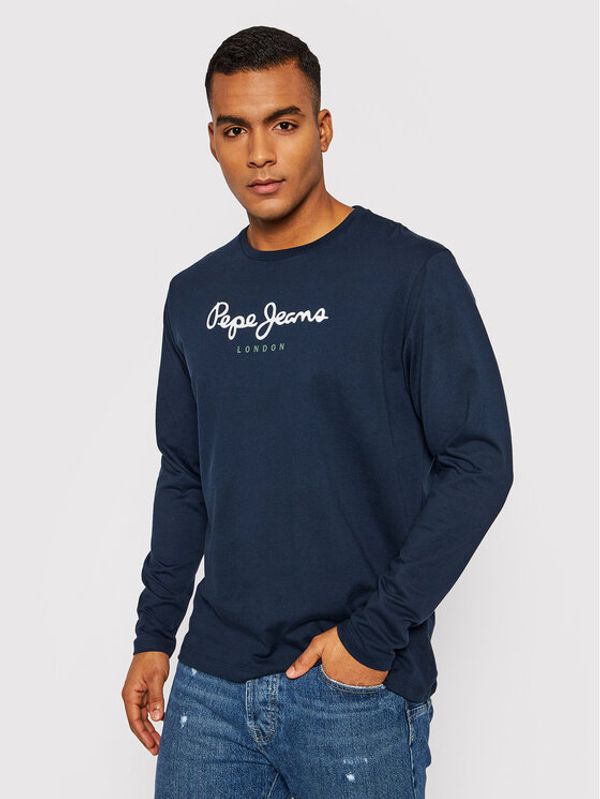 Pepe Jeans Pepe Jeans Majica z dolgimi rokavi Eggo PM508209 Mornarsko modra Regular Fit