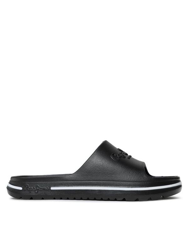 Pepe Jeans Pepe Jeans Natikači Beach Slide W PLS70131 Črna