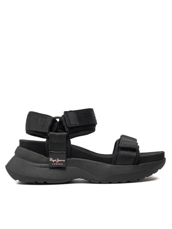 Pepe Jeans Pepe Jeans Sandali Venus Block PLS90653 Črna