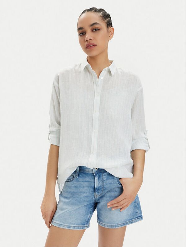 Pepe Jeans Pepe Jeans Srajca Polly PL304804 Modra Relaxed Fit