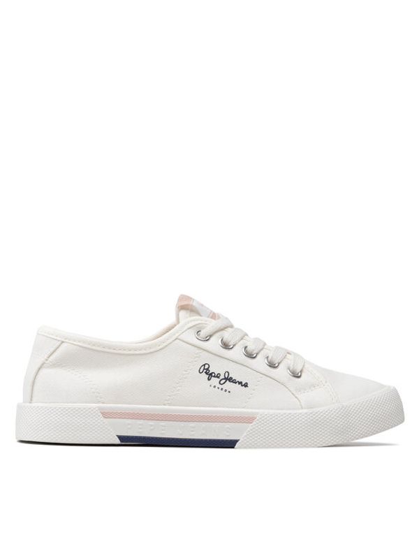 Pepe Jeans Pepe Jeans Tenis superge Brady Girl Basic PGS30543 Bela