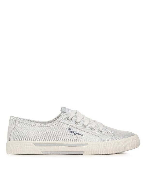 Pepe Jeans Pepe Jeans Tenis superge Brady Party W PLS31439 Srebrna