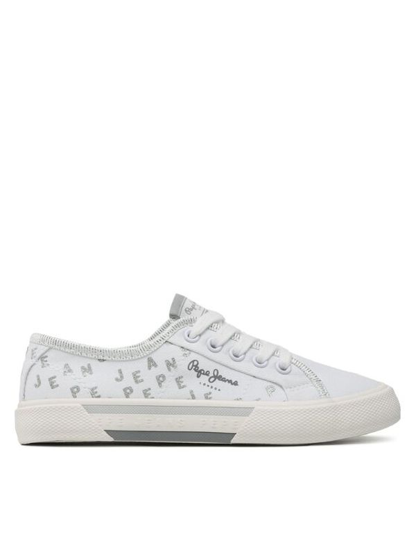 Pepe Jeans Pepe Jeans Tenis superge Brady Shine G PGS30562 Bela