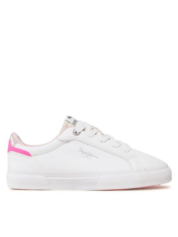 Pepe Jeans Pepe Jeans Tenis superge Kenton Basic Girl PGS30549 Bela