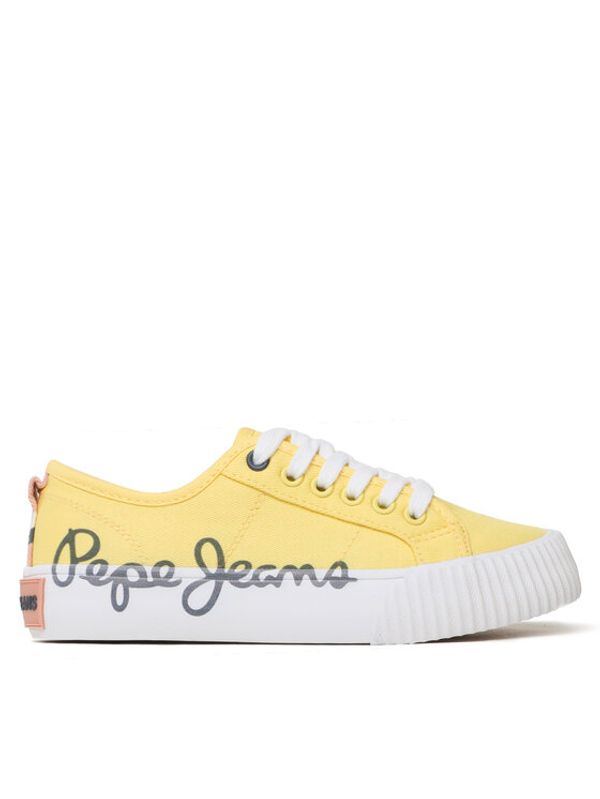 Pepe Jeans Pepe Jeans Tenis superge Ottis Log G PGS30577 Rumena