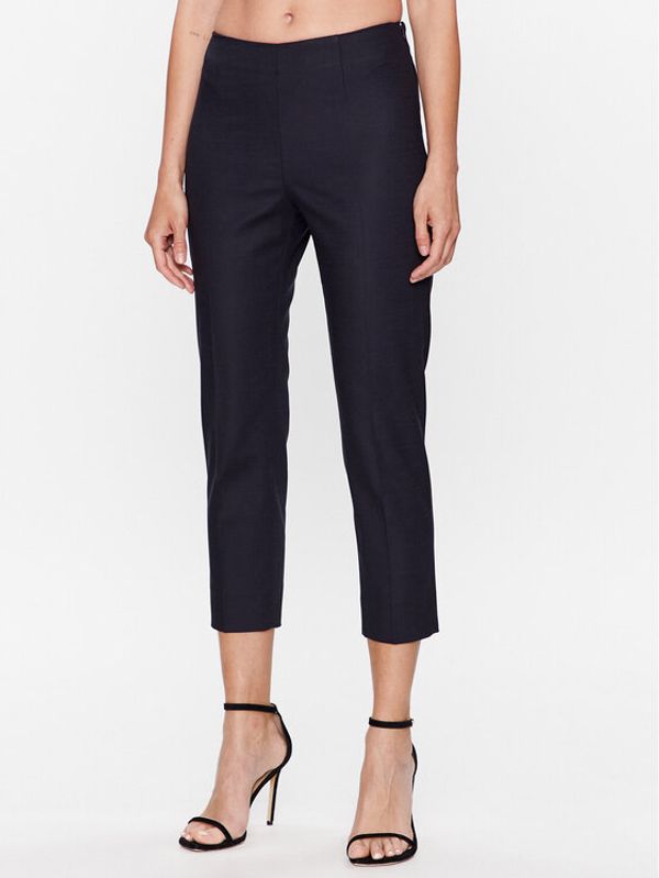 Peserico Peserico Hlače iz tkanine PH4863J0 Mornarsko modra Regular Fit