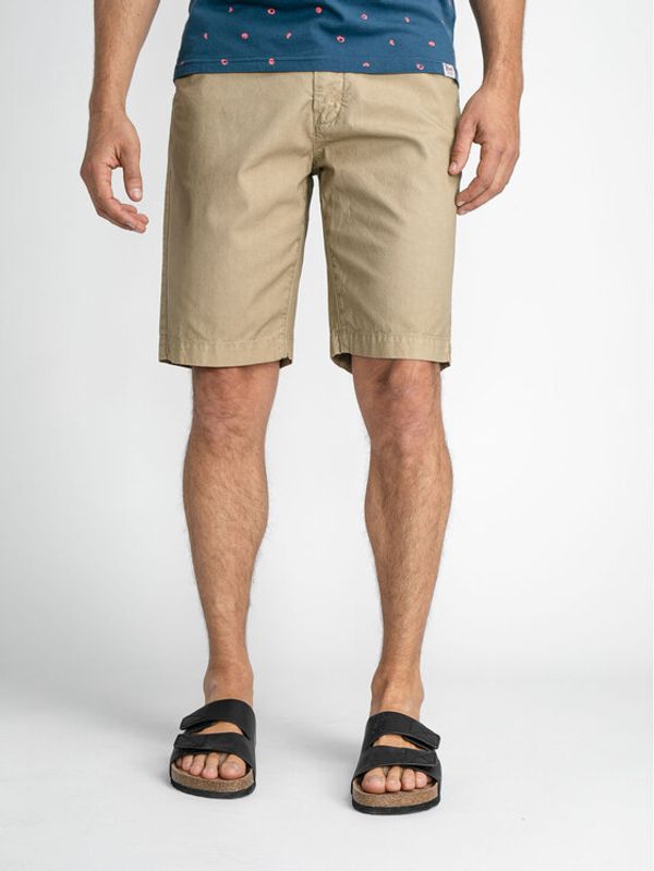 Petrol Industries Petrol Industries Kratke hlače iz tkanine M-1030-SHO542 Bež Regular Fit
