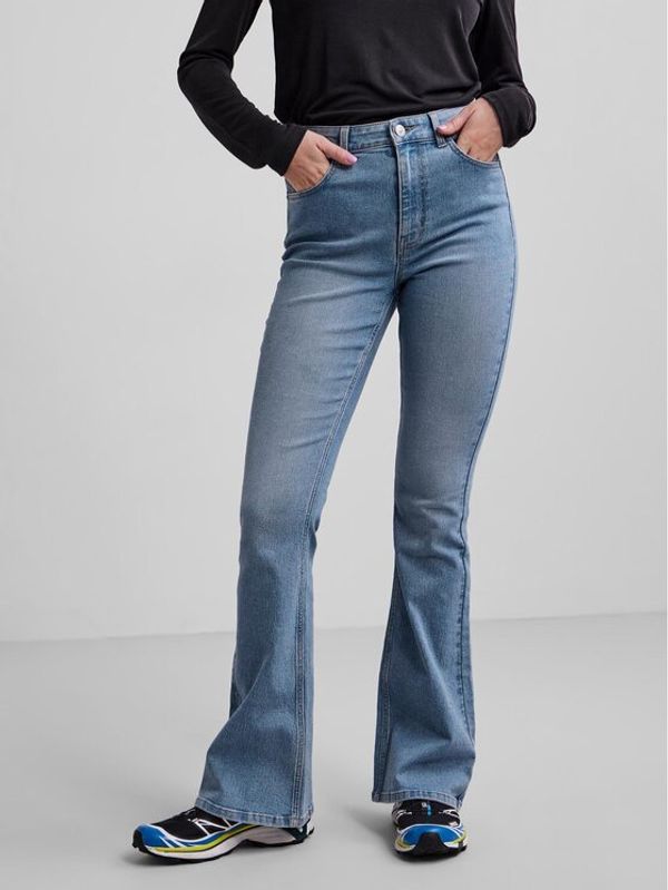 Pieces Pieces Jeans hlače Peggy 17123711 Modra Slim Fit