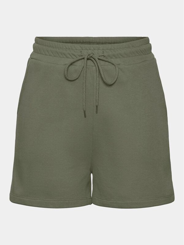 Pieces Pieces Športne kratke hlače Chilli Summer 17118868 Zelena Regular Fit