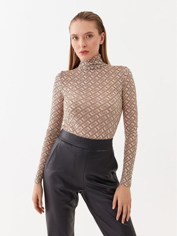 PINKO Pinko Bluza Lamu 101813 A13G Bež Slim Fit