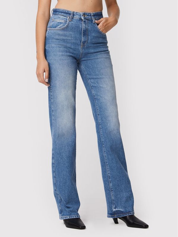 Pinko Pinko Jeans hlače Flavia 1J10ZR Y82N Modra Regular Fit