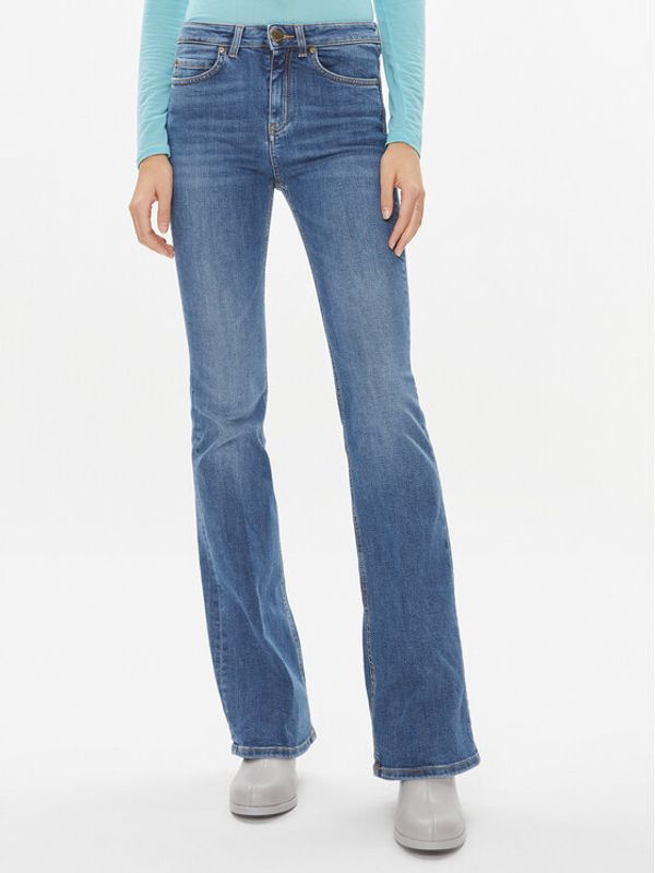 Pinko Pinko Jeans hlače Flora 100561 A0J8 Modra Flared Leg