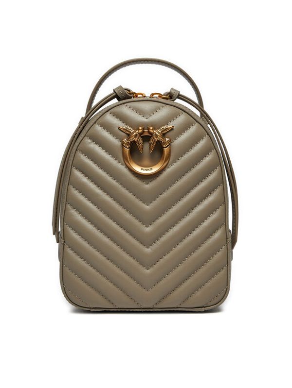 PINKO PINKO Nahrbtnik Love Click Mini Backpack . AI 24-25 PLTT 103614 A1J2 Siva