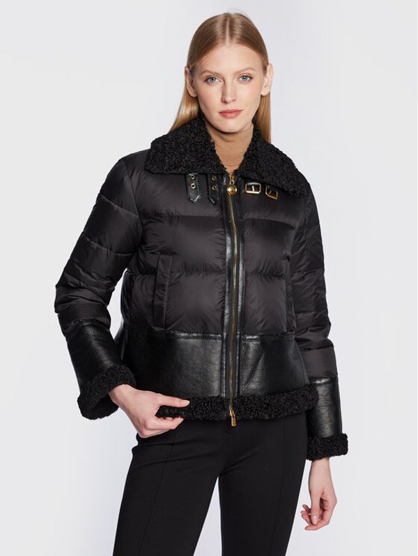 Pinko Pinko Puhovka Iside 1G18KJ Y4V5 Črna Regular Fit