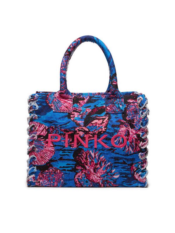 Pinko Pinko Ročna torba Beach Shopping PE 24 PLTT 100782 A0PZ Modra