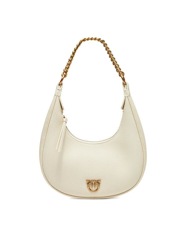 PINKO PINKO Ročna torba Brioche Hobo Mini AI 24-25 PLTT 101433 A29Q Bela