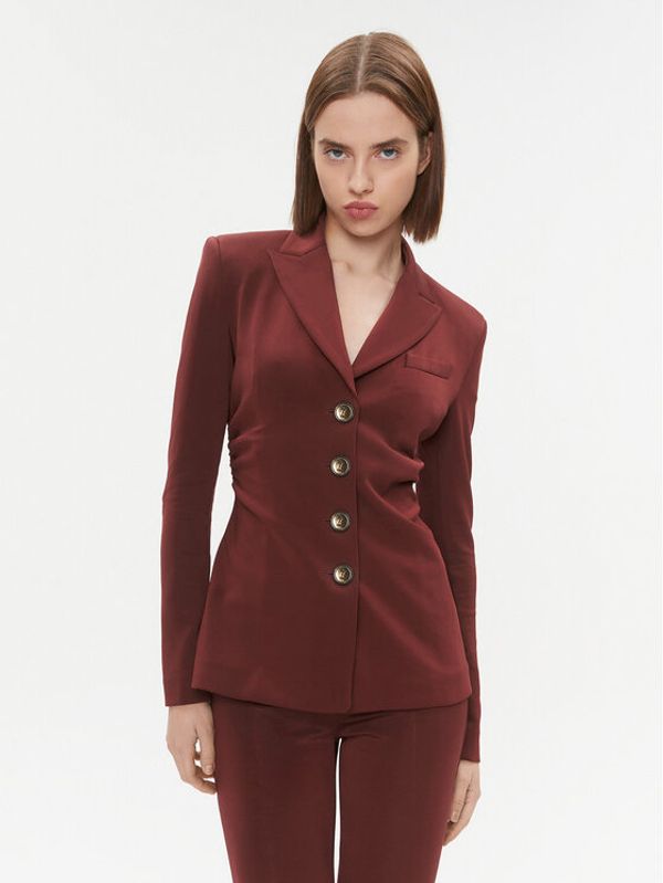 Pinko Pinko Suknjič Edvige 100259 A04I Bordo rdeča Slim Fit