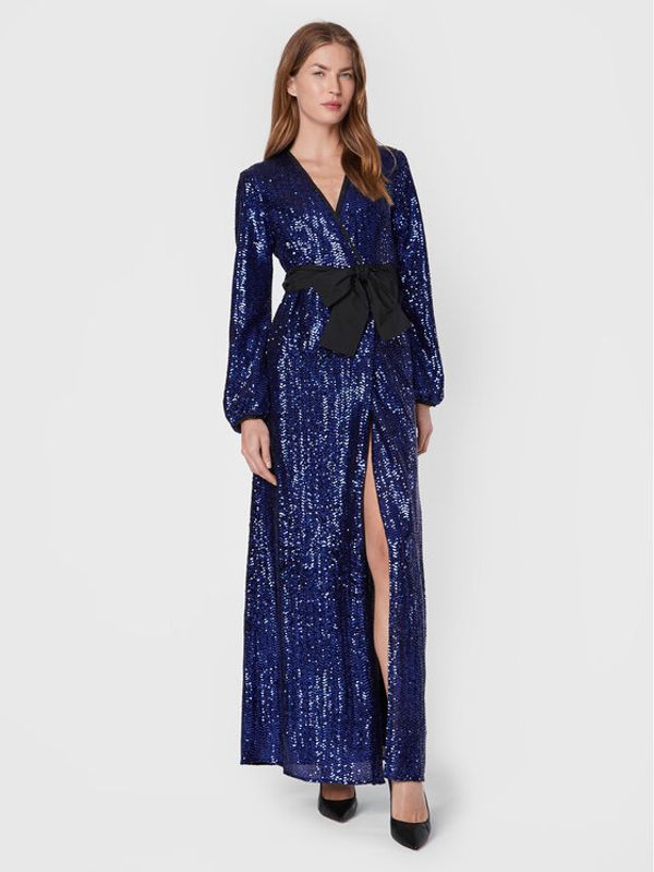 Pinko Pinko Večerna obleka Germanico 1G18C1 Y4Y2 Vijolična Regular Fit