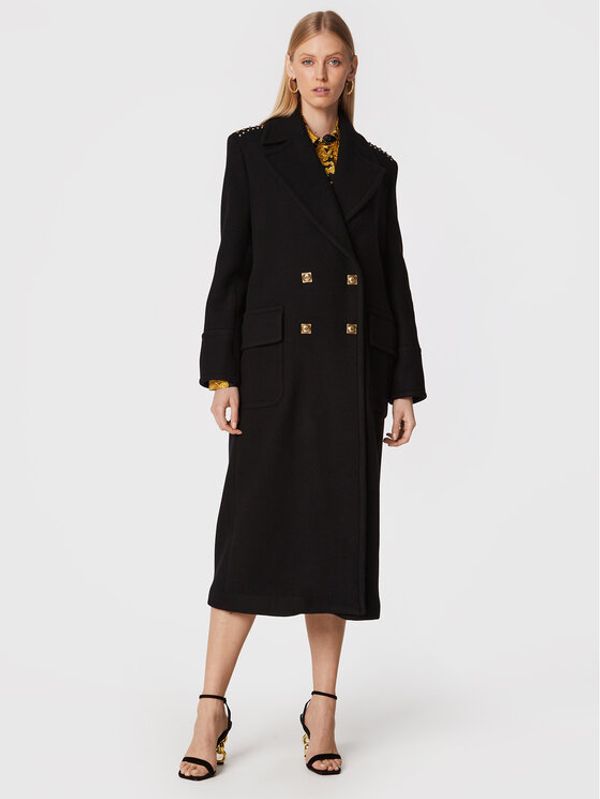 PINKO Pinko Volneni plašč Clarinda 1G17Z7 Y7DY Črna Regular Fit