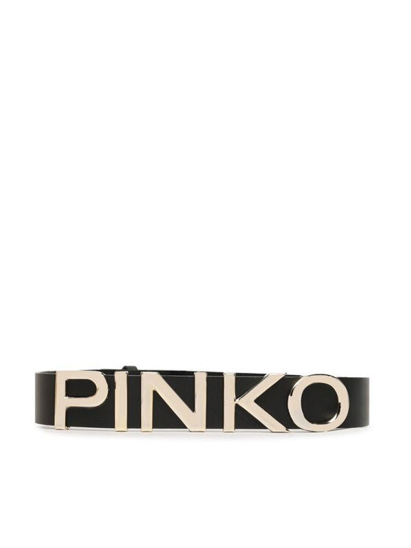 Pinko Pinko Ženski pas Love Letter H4 102135 A1A8 Črna