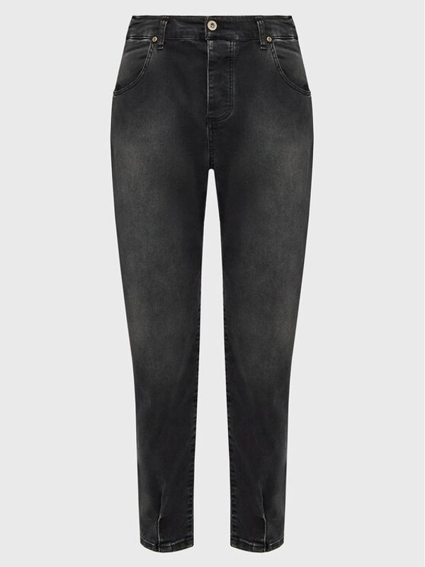 Please Please Jeans hlače P0TACN9PAE Črna Regular Fit