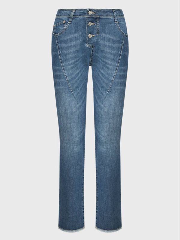 Please Please Jeans hlače P0W8BQ2I5H Modra Slim Fit