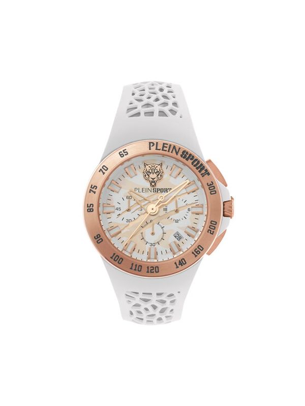 Plein Sport Plein Sport Ročna ura Thunderstorm Chrono PSABA0723 Srebrna