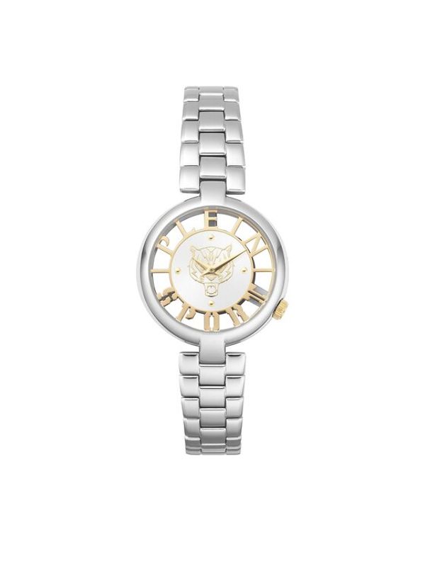 Plein Sport Plein Sport Ročna ura Tiger Luxe PSMBA0123 Srebrna
