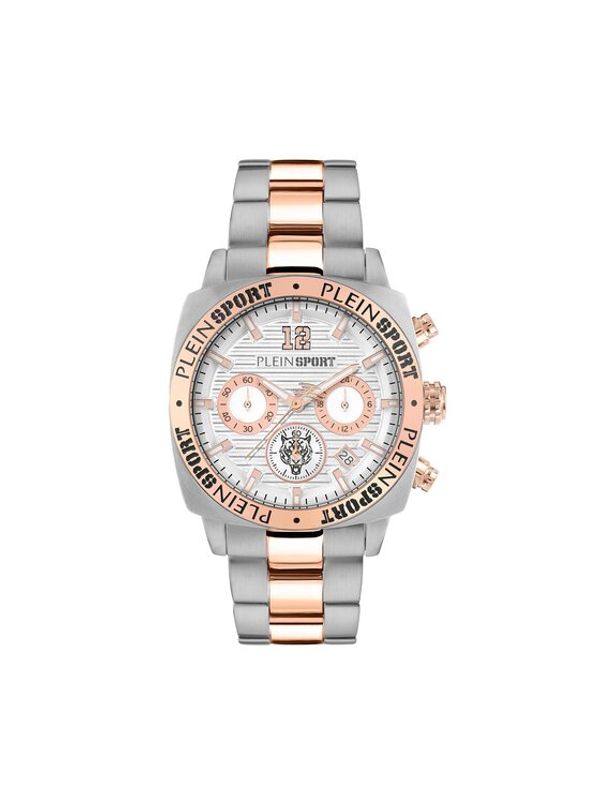Plein Sport Plein Sport Ročna ura Wildcat PSGBA1423 Srebrna