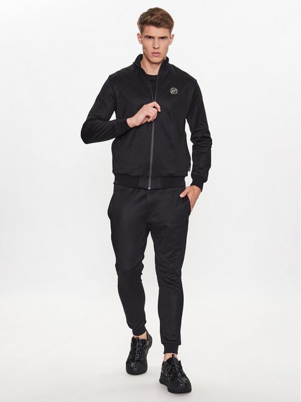 Plein Sport Plein Sport Trenirka PACC MJJ0567 SJO001N Črna Regular Fit