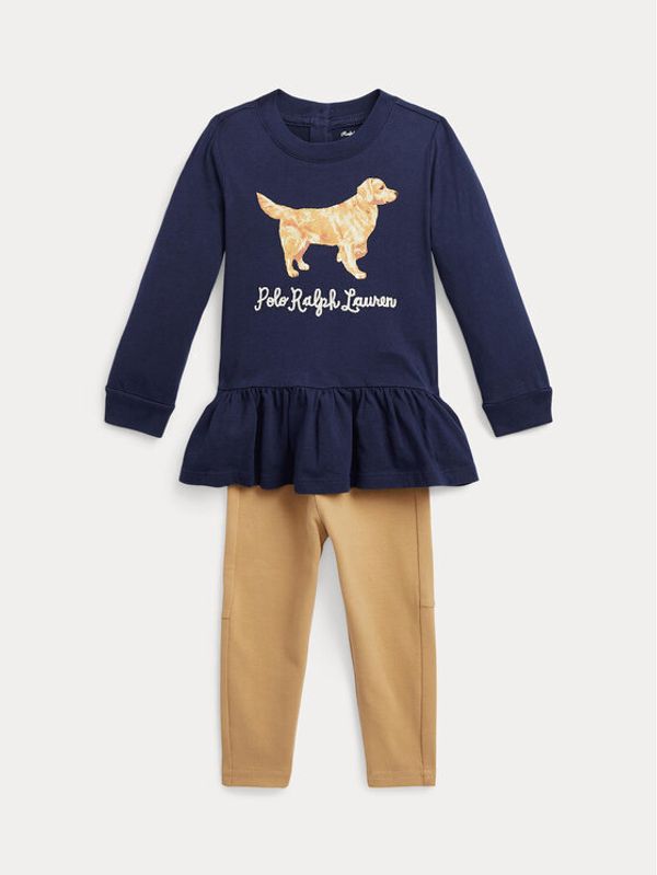 Polo Ralph Lauren Polo Ralph Lauren Komplet bluza in legice Lscnsetlegg 310919164001 Mornarsko modra Regular Fit