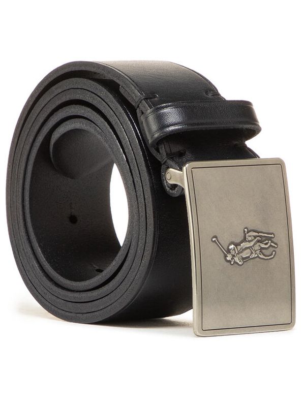 Polo Ralph Lauren Polo Ralph Lauren Moški pas 36mm Pp Plaque Belt 405691693001 Črna