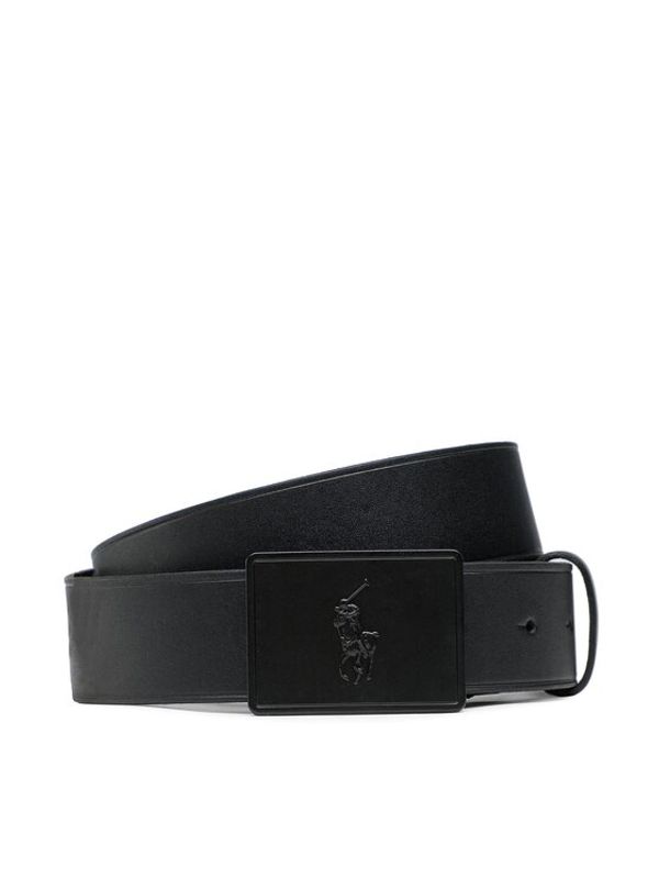 Polo Ralph Lauren Polo Ralph Lauren Moški pas 36mm Pp Plaque Belt 405691693005 Črna